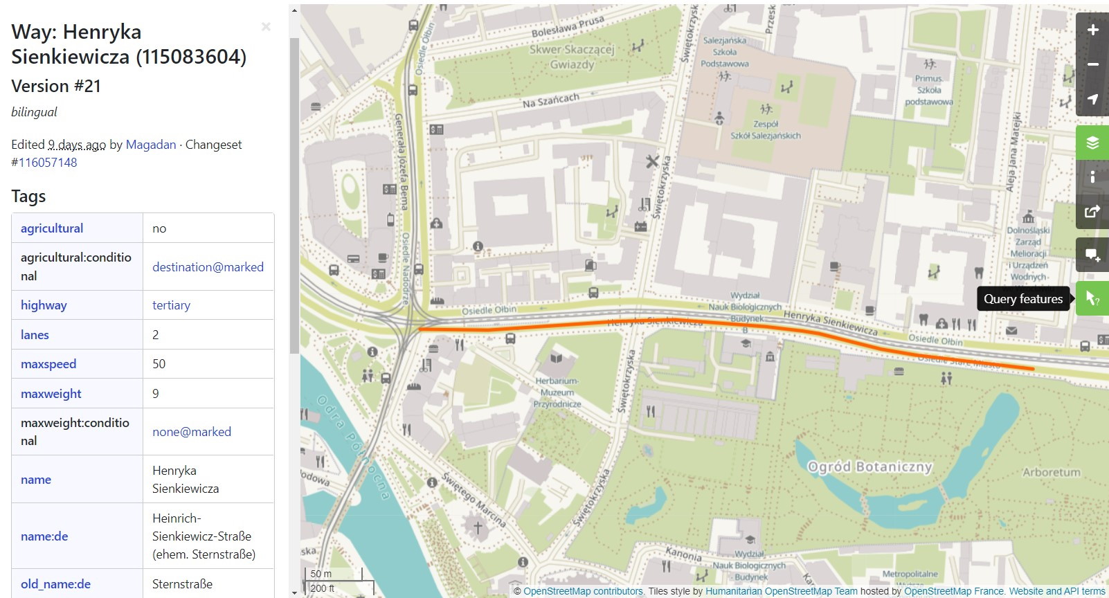 OSM query